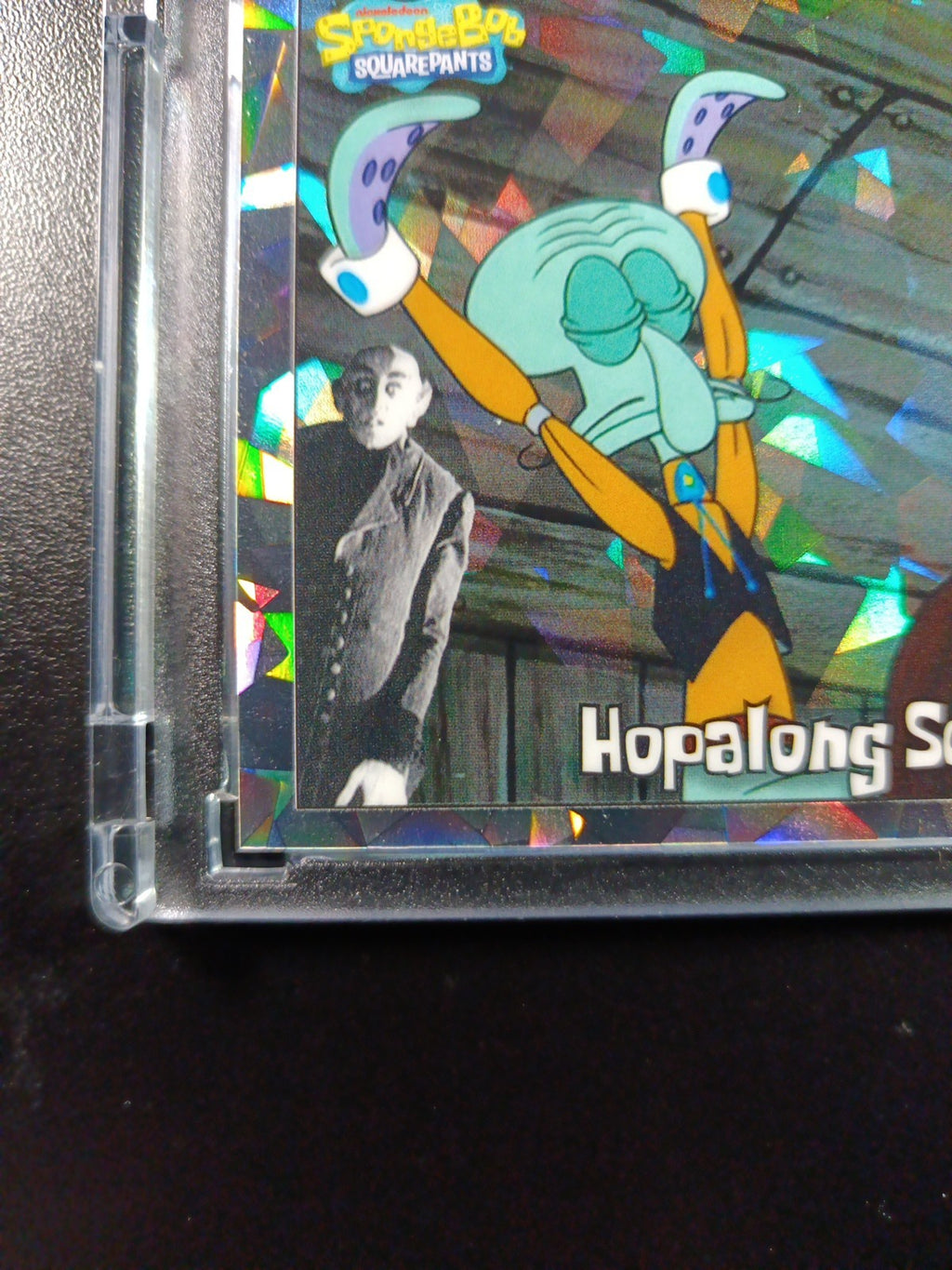 SpongeBob /25 Night Shift Manager Hopalong Squidward Cracked Ice Variant Card