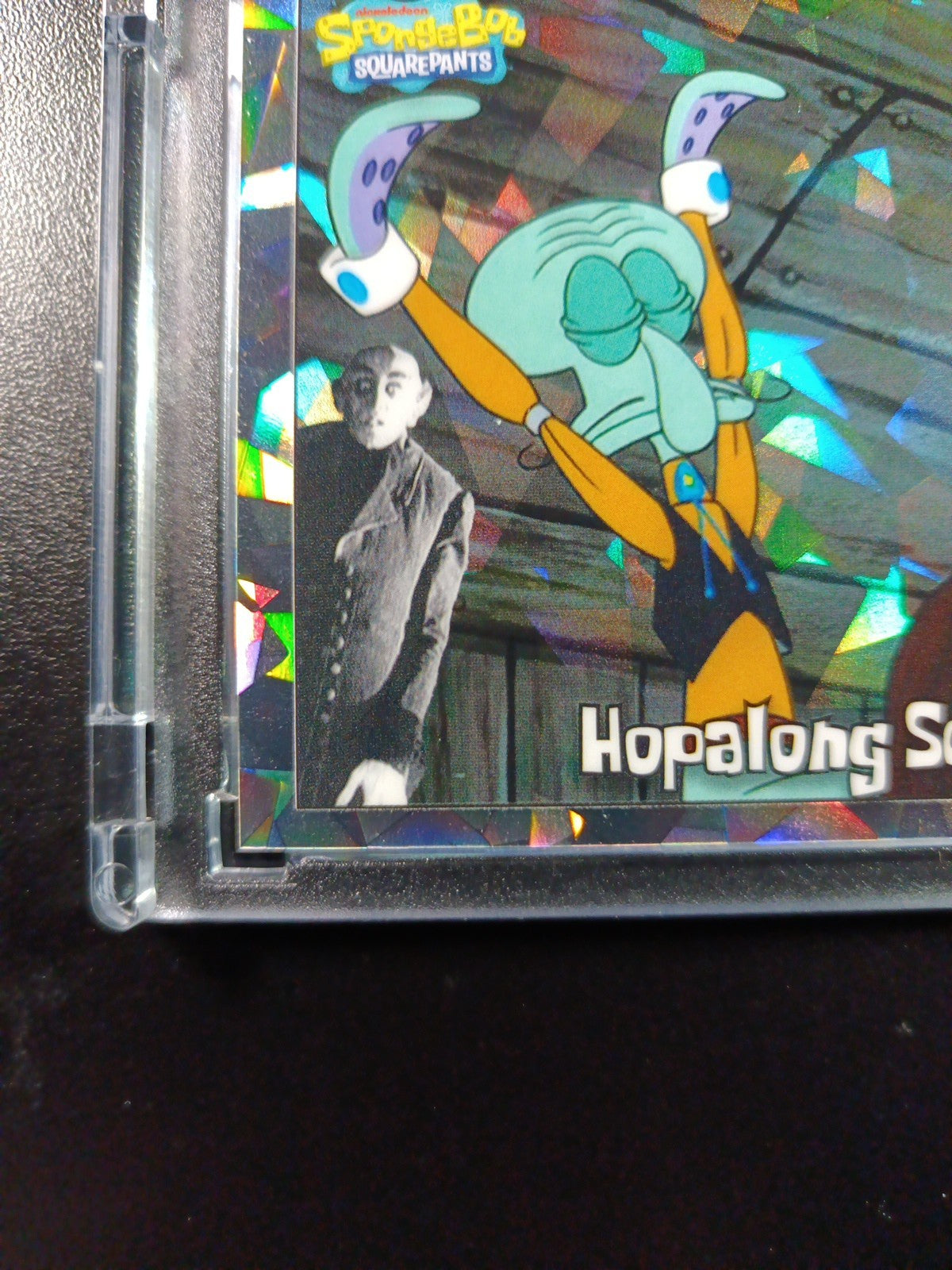SpongeBob /25 Night Shift Manager Hopalong Squidward Cracked Ice Variant Card