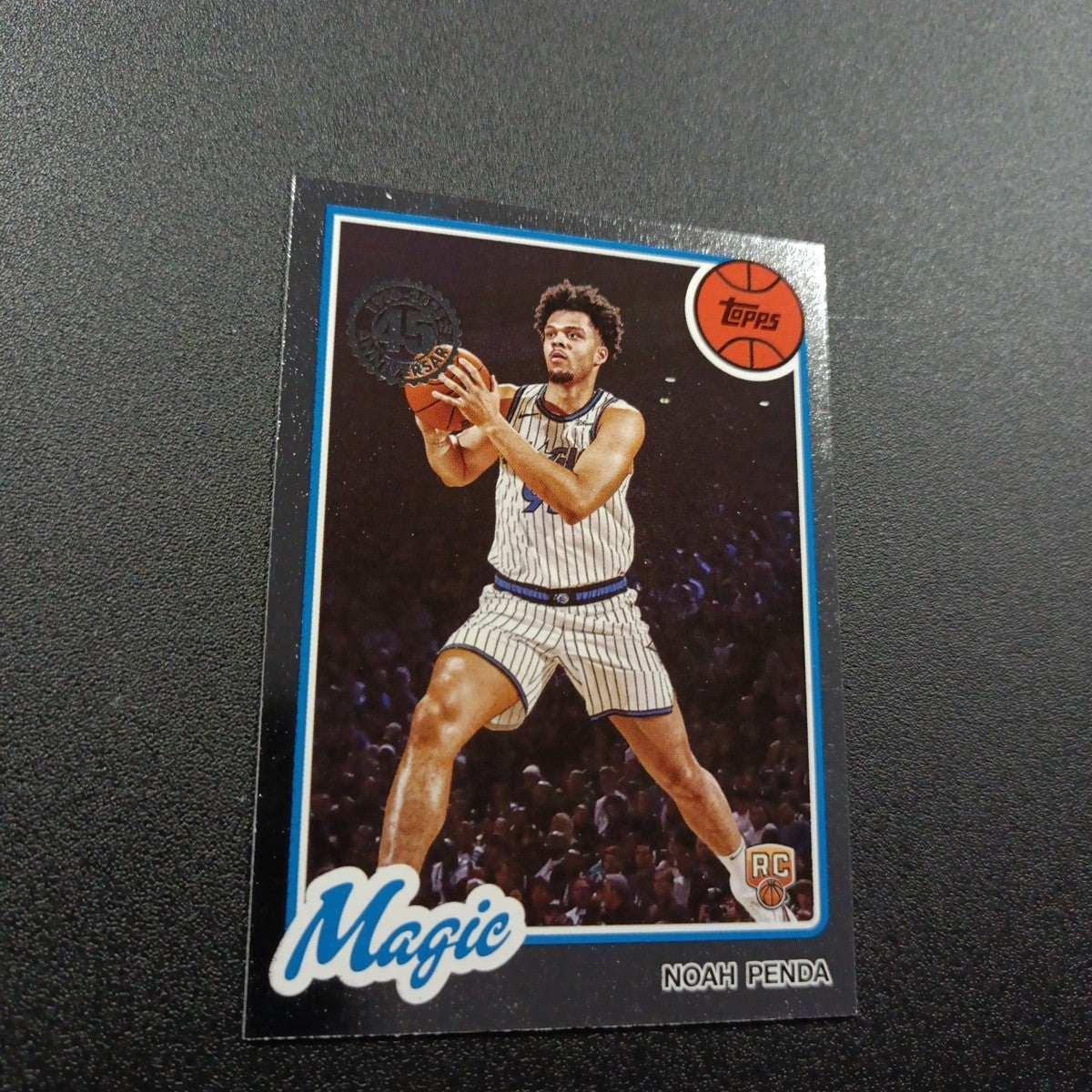2025-26 Topps Basketball Card Noah Penda Silver Foil 45th Anniversary