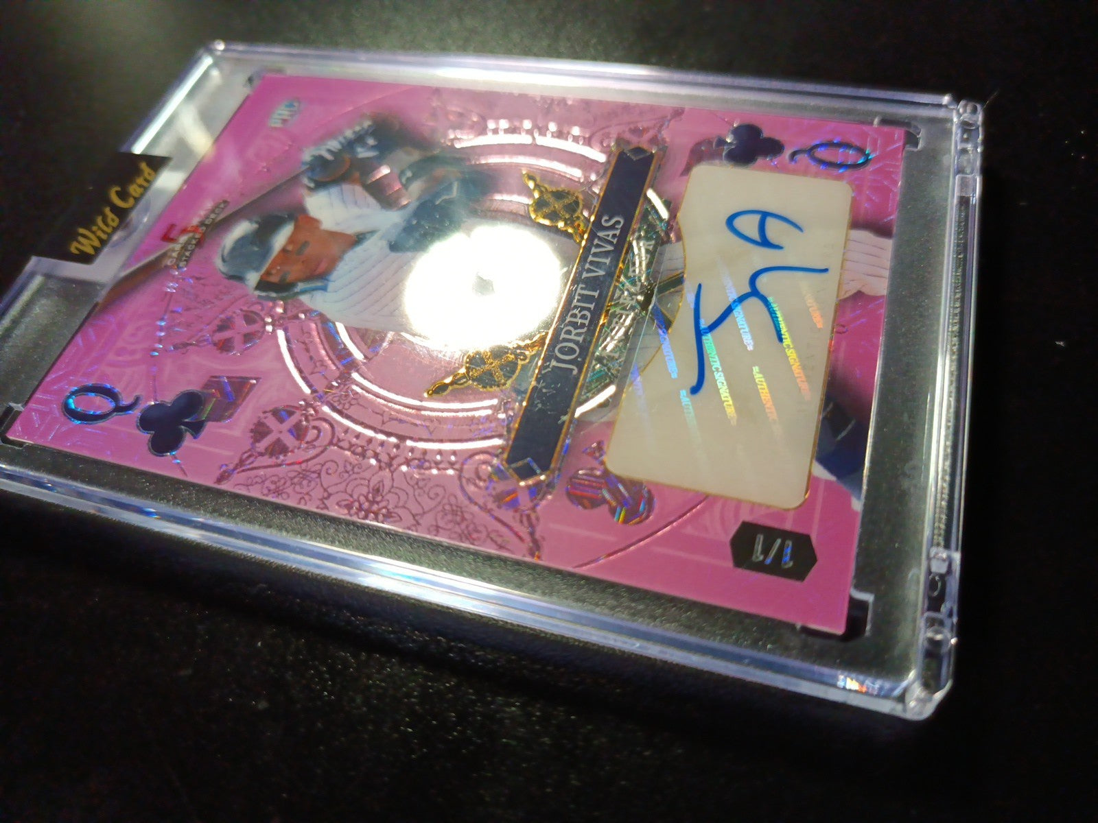 Jorbit Vivas #1/1 Superfractor Autograph Rare Rookie MLB Baseball Card Prizm