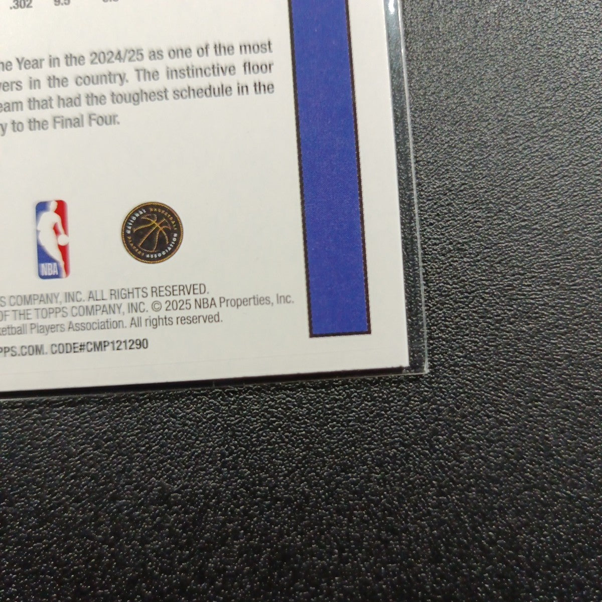 2025-26 Topps Basketball Card Johni Broome Silver Foil 45th Anniversary Case Hit