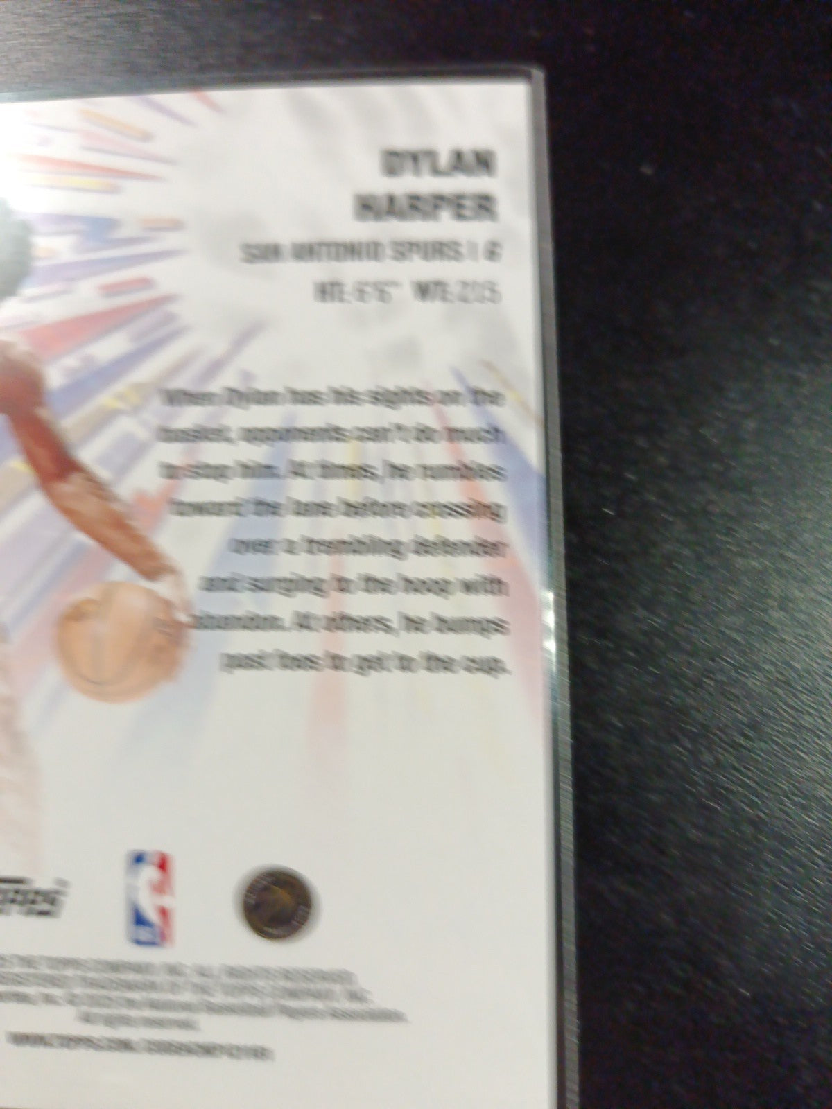 Dylan Harper Rookie Silver Foil Power Players Card 2025-26 Topps Basketball