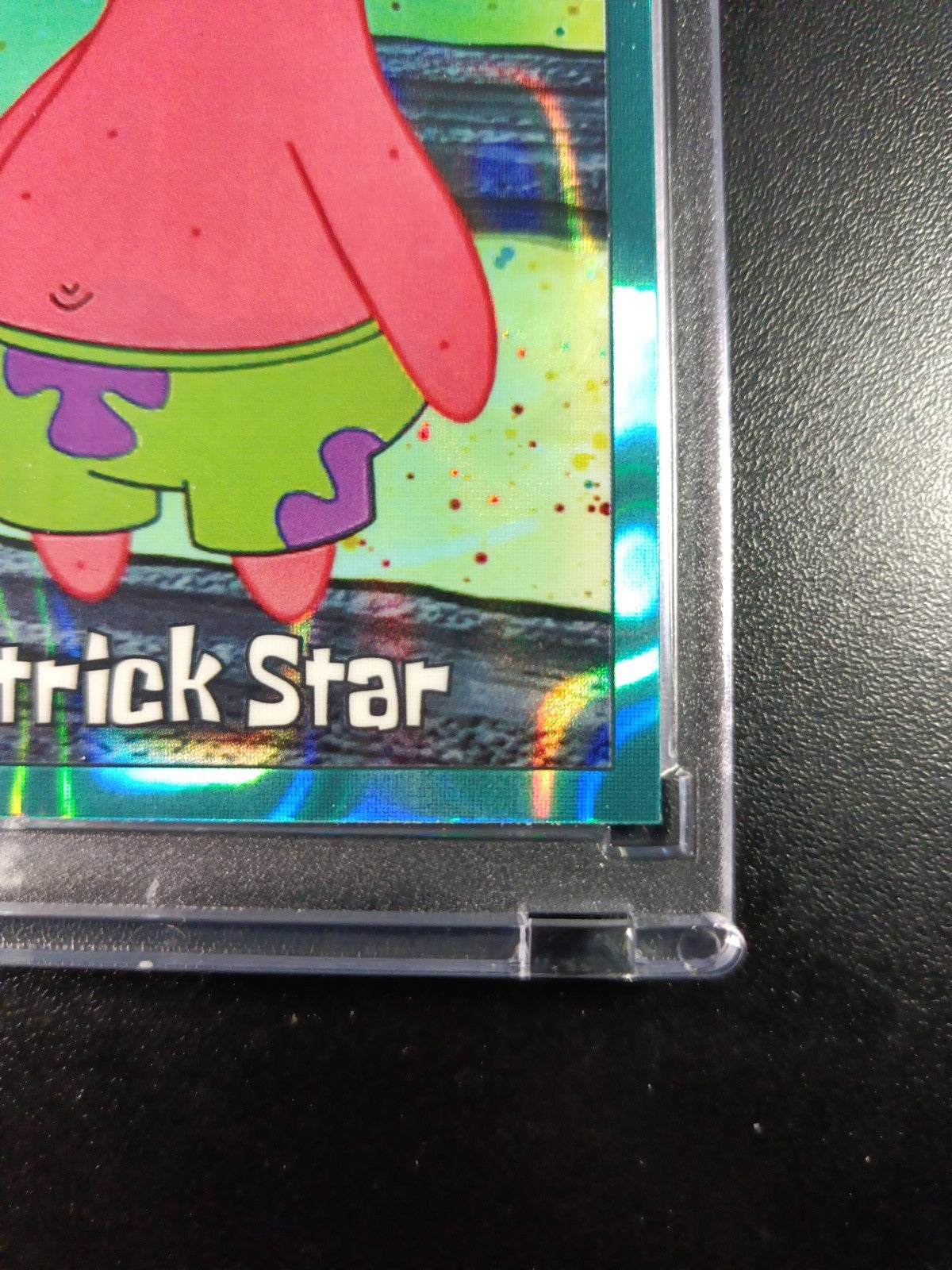 SpongeBob # 31/199 Patrick Star Aqua Lava Refractor Card Topps Case Hit /199
