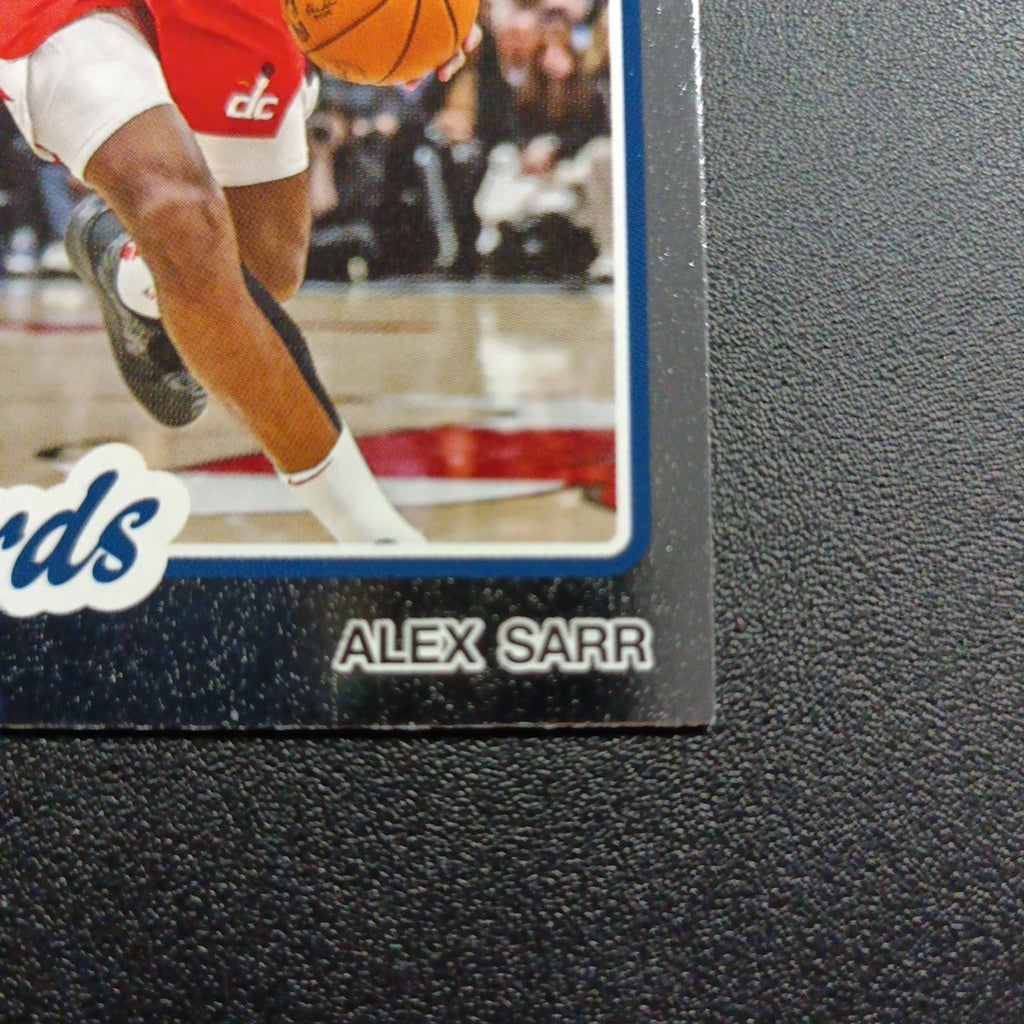 2025-26 Topps Basketball Card Alex Sarr Silver Foil 45th Anniversary