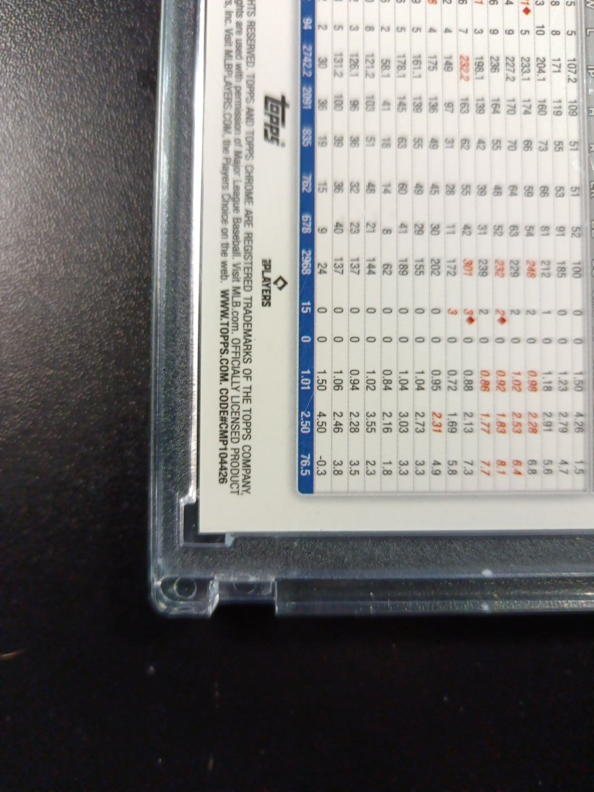 Clayton Kershaw #2/25 Orange Lava Prizm Refractor Topps Chrome Baseball Card 