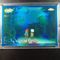 SpongeBob 44/150 Kelp Forest Bikini Bottom Blue Refractor Card Topps Chrome /150
