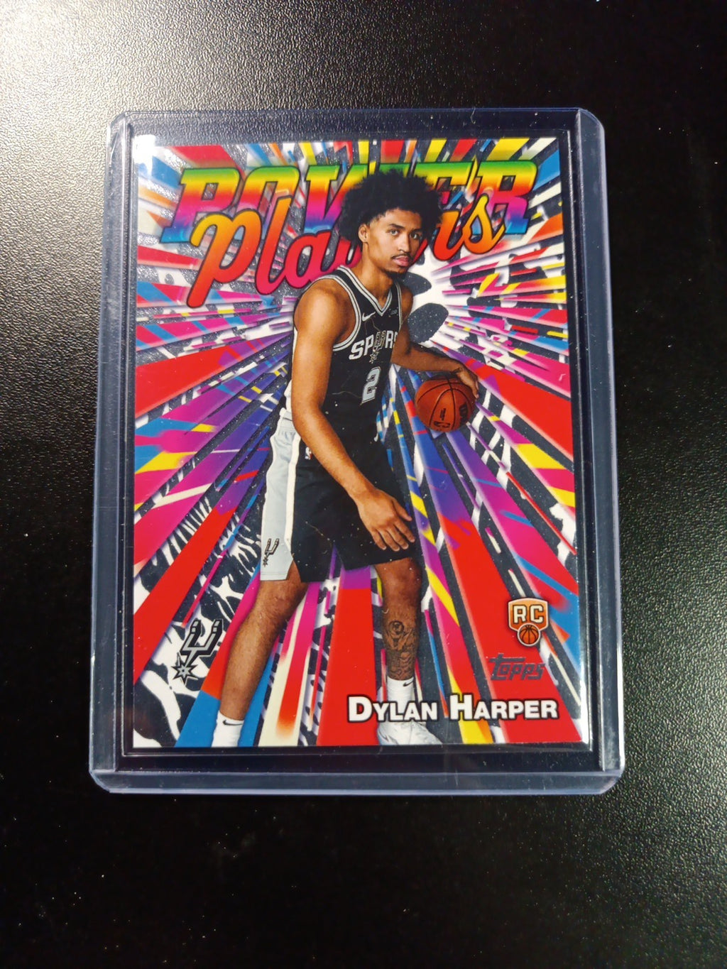 Dylan Harper Rookie Silver Foil Power Players Card 2025-26 Topps Basketball