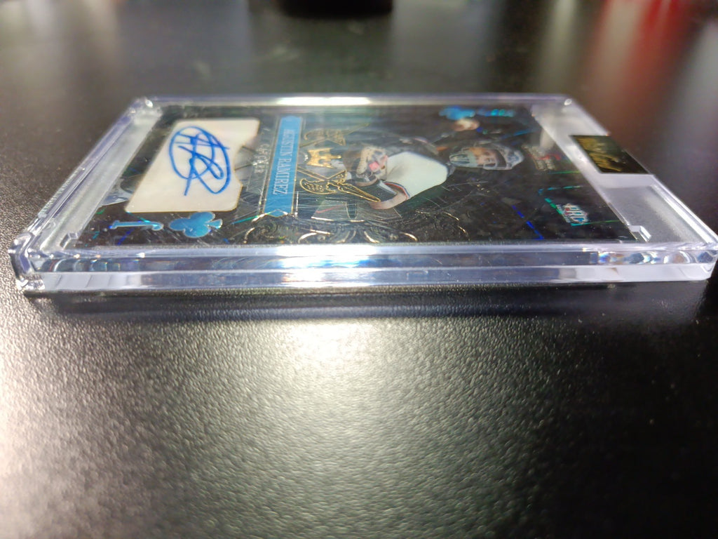 # 1/1 Autograph Agustin Ramirez Black Prizm Refractor Rookie Baseball Wild Card