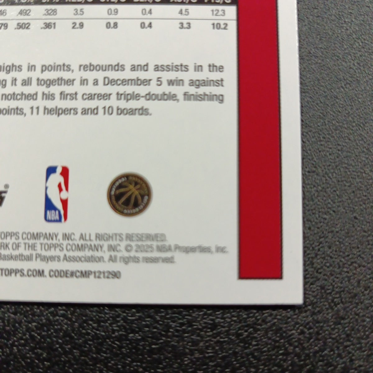 2025-26 Topps Basketball Card Ayo Dosunmu Silver Foil 45th Anniversary