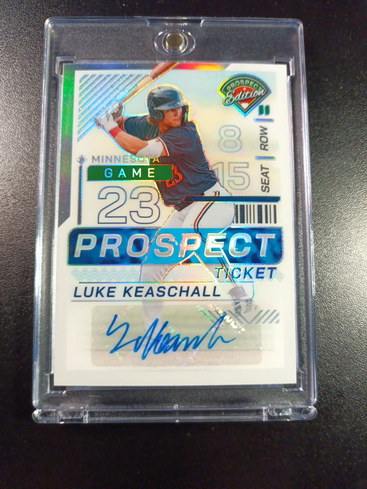 Twins Rookie Autograph Luke Keaschall Prospect Rare Baseball Card 