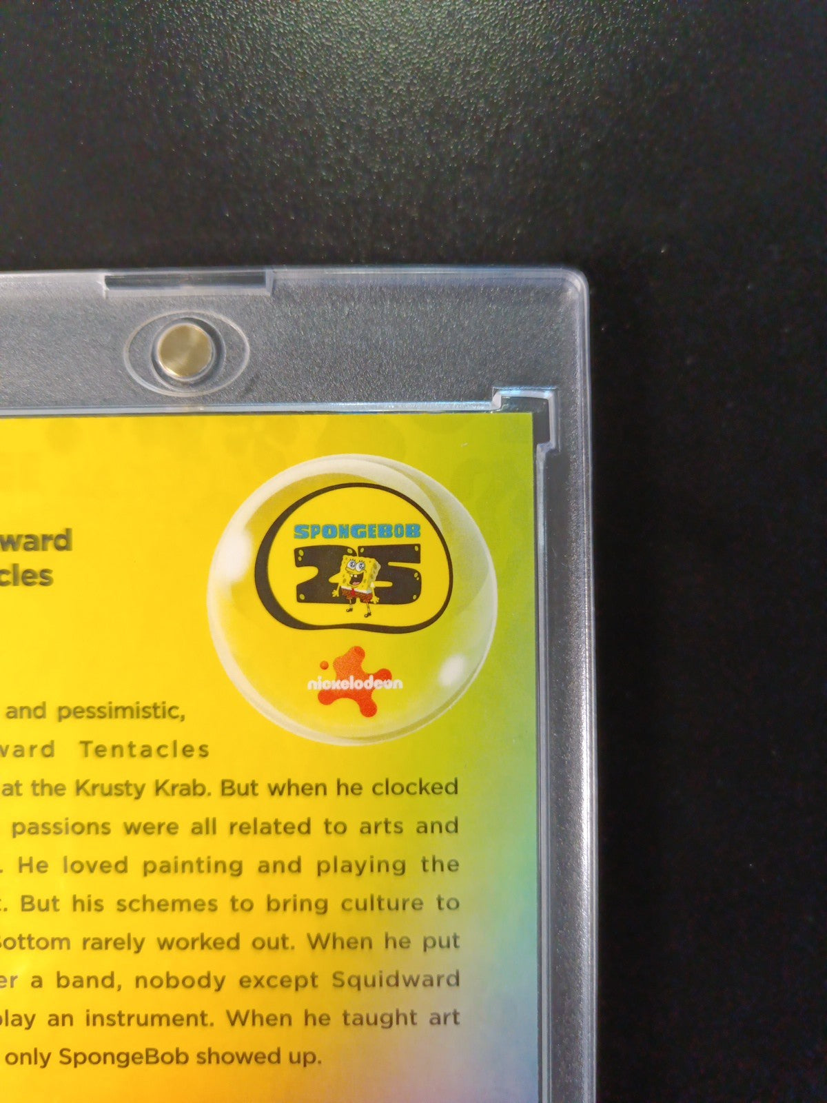 SpongeBob /150 Blue Refractor Squidward Tentacles Krusty Krab Topps 2025 Card