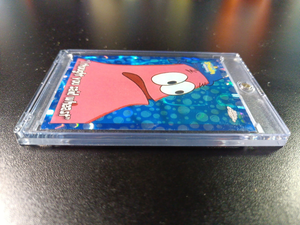 SpongeBob #29/99 Blue Bubble Refractor Patrick I Thought You Said Wheast Card 