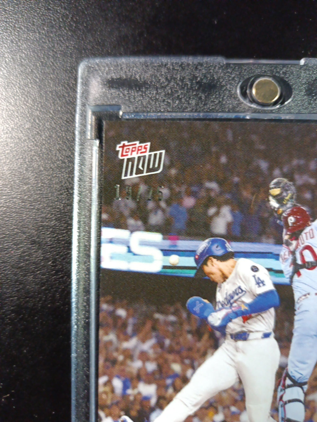 # /25 Orange Foil Topps NOW 847 Dodgers To World Series Case Hit Card Ohtani