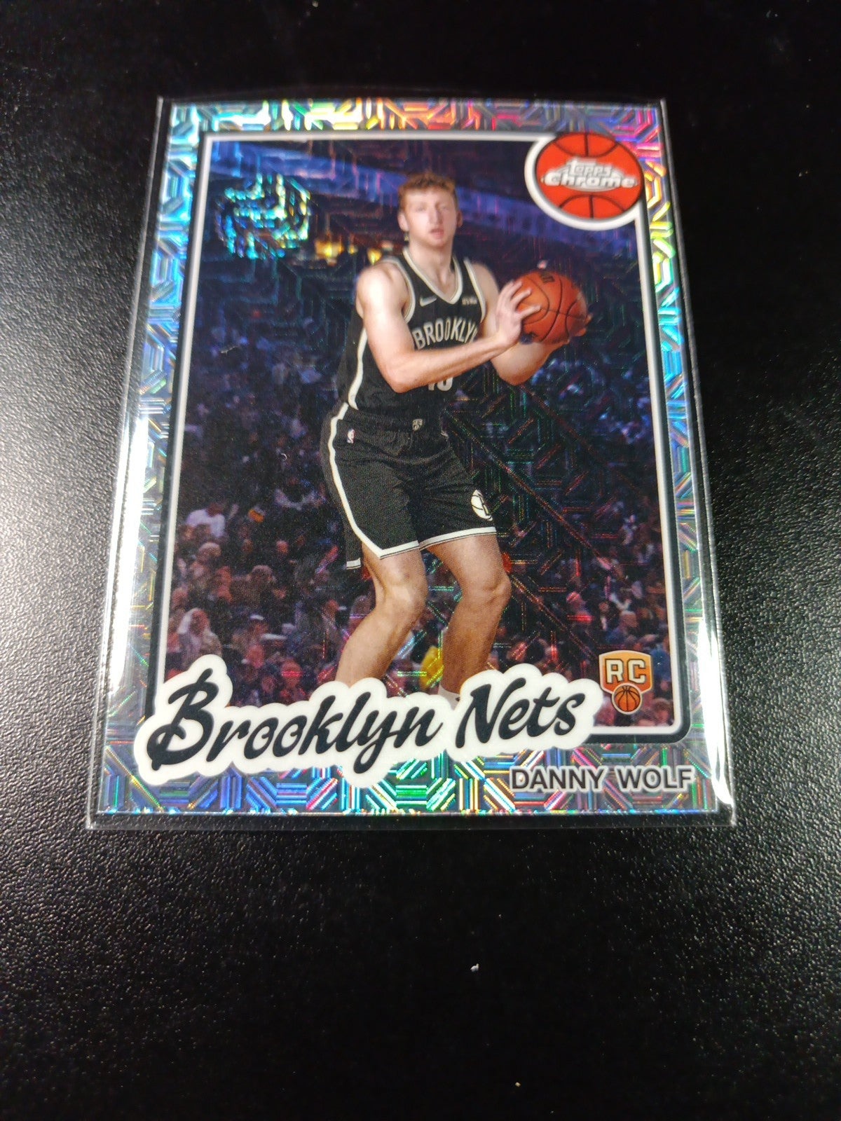 Mojo Refractor Rookie Danny Wolf 45th Anniversary Card 25-26 Topps Basketball 