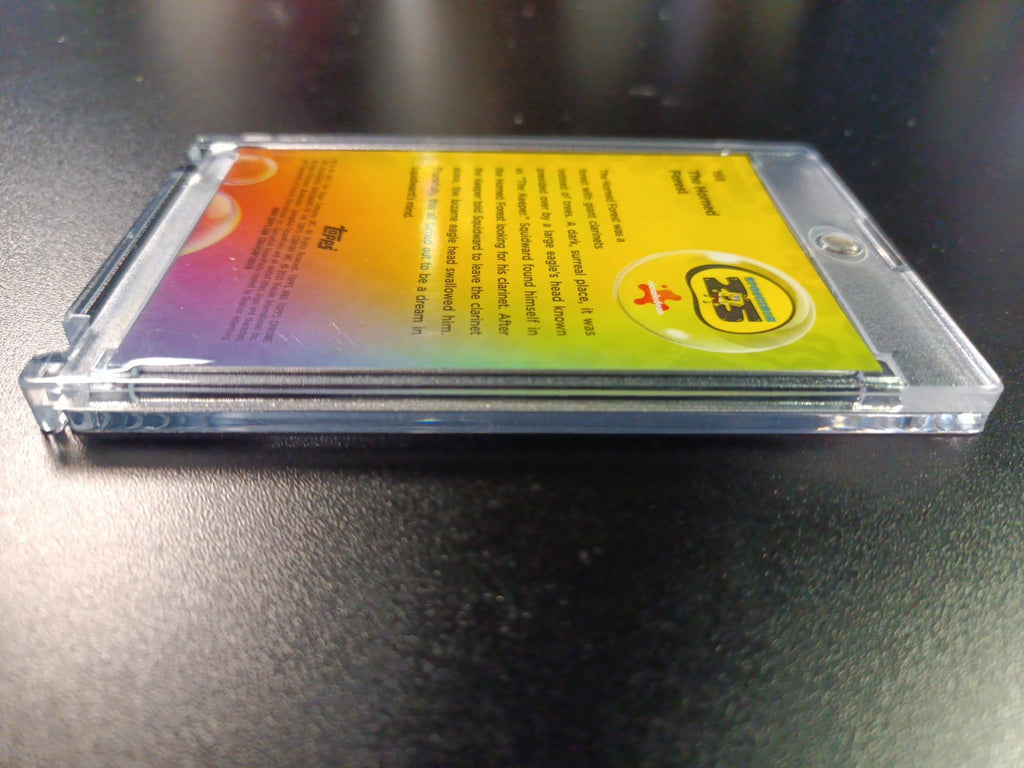 SpongeBob # 2/99 Blue Bubblefractor Wave The Horned Forest Card Topps Chrome /99