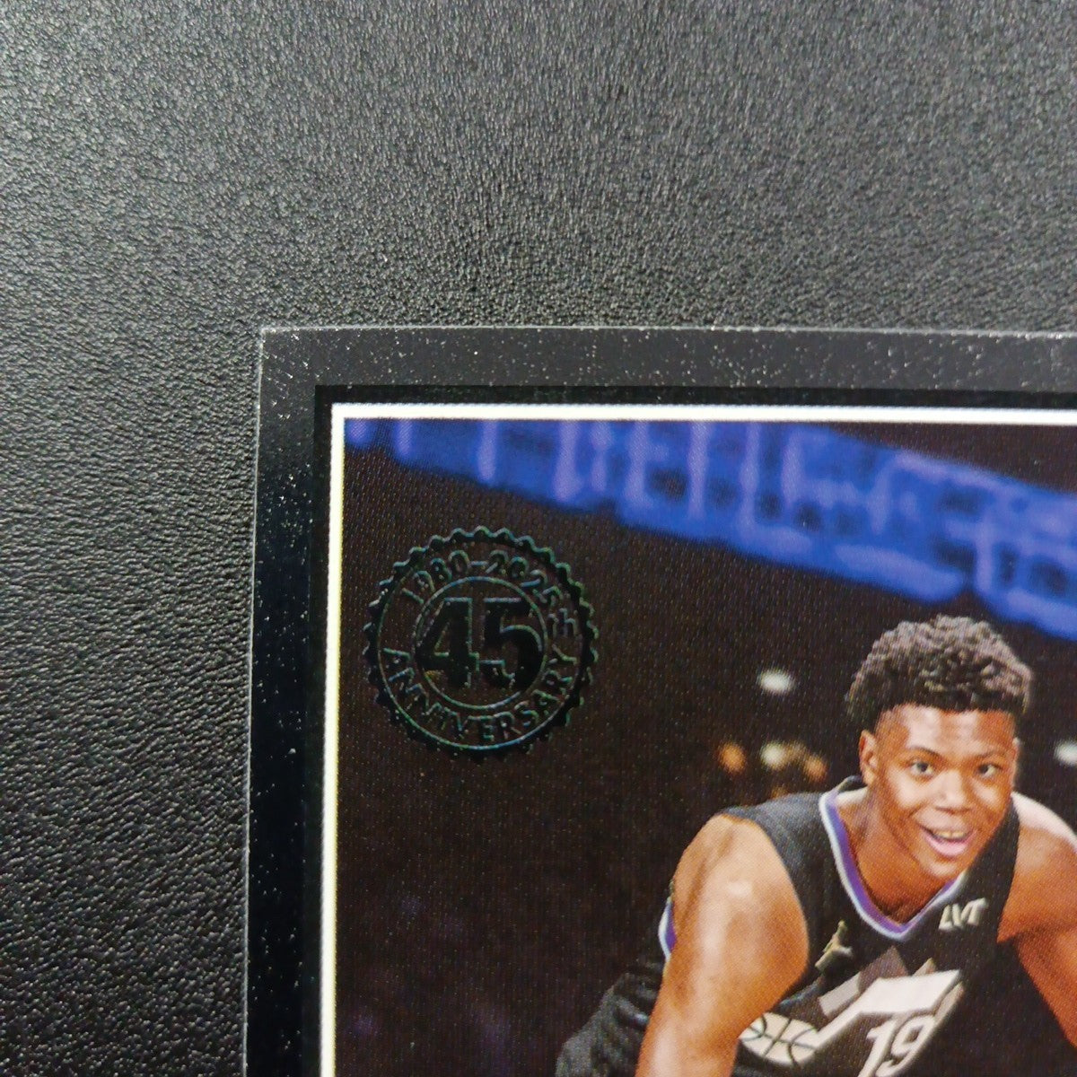 2025-26 Topps Basketball Card Ace Bailey Silver Foil 45th Anniversary
