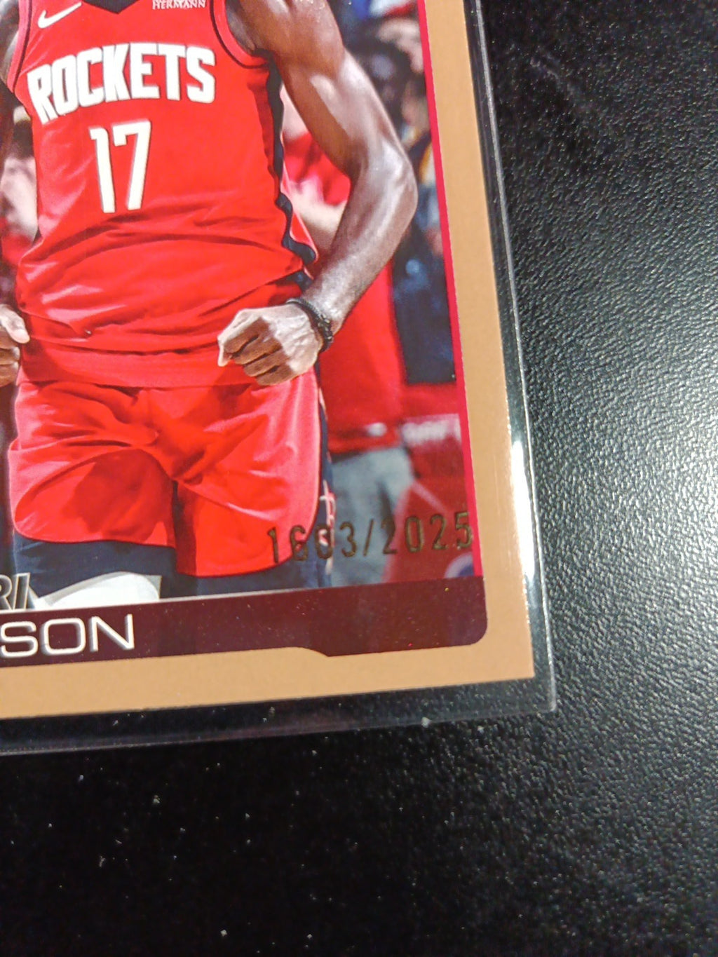 # /2025 Tari Eason Gold Card 2025-26 Topps Basketball NBA Houston Rockets