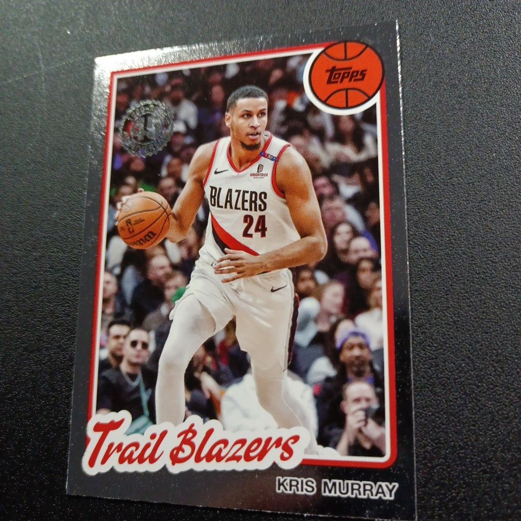 2025-26 Topps Basketball Card Kris Murray Silver Foil 45th Anniversary