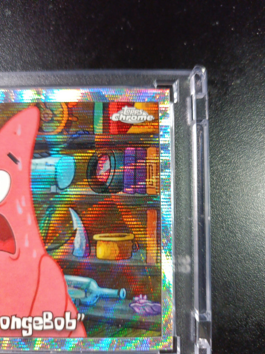 SpongeBob # 20/175 Silver Wave Refractor Patrick Careful SpongeBob Card /175