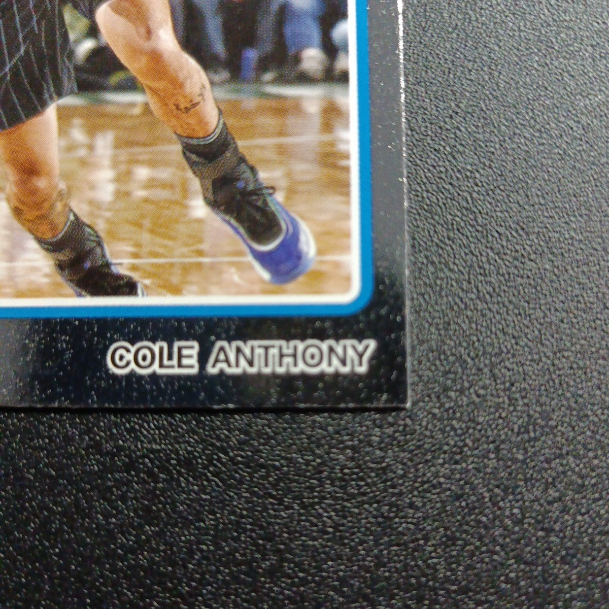 2025-26 Topps Basketball Card Cole Anthony Silver Foil 45th Anniversary