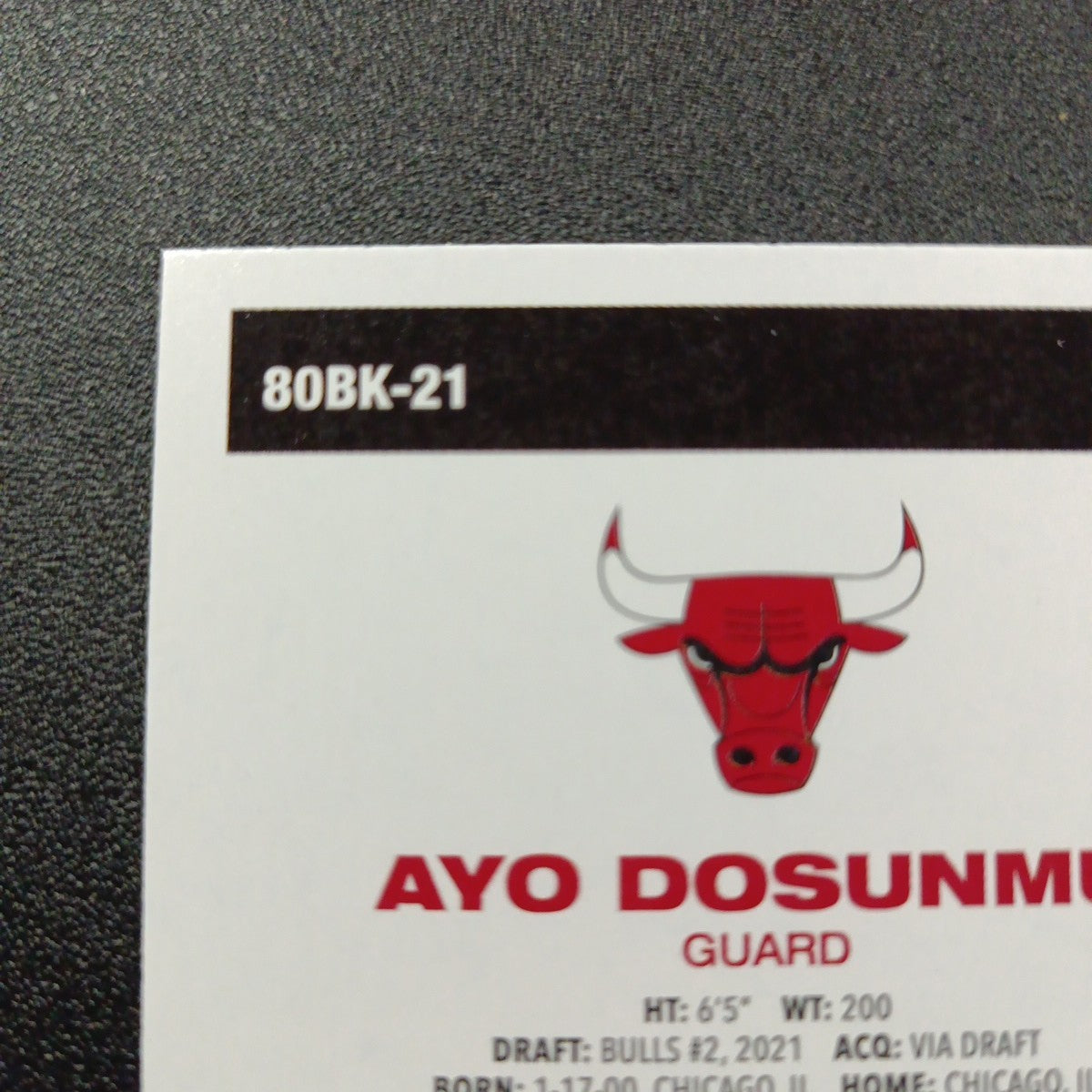 2025-26 Topps Basketball Card Ayo Dosunmu Silver Foil 45th Anniversary