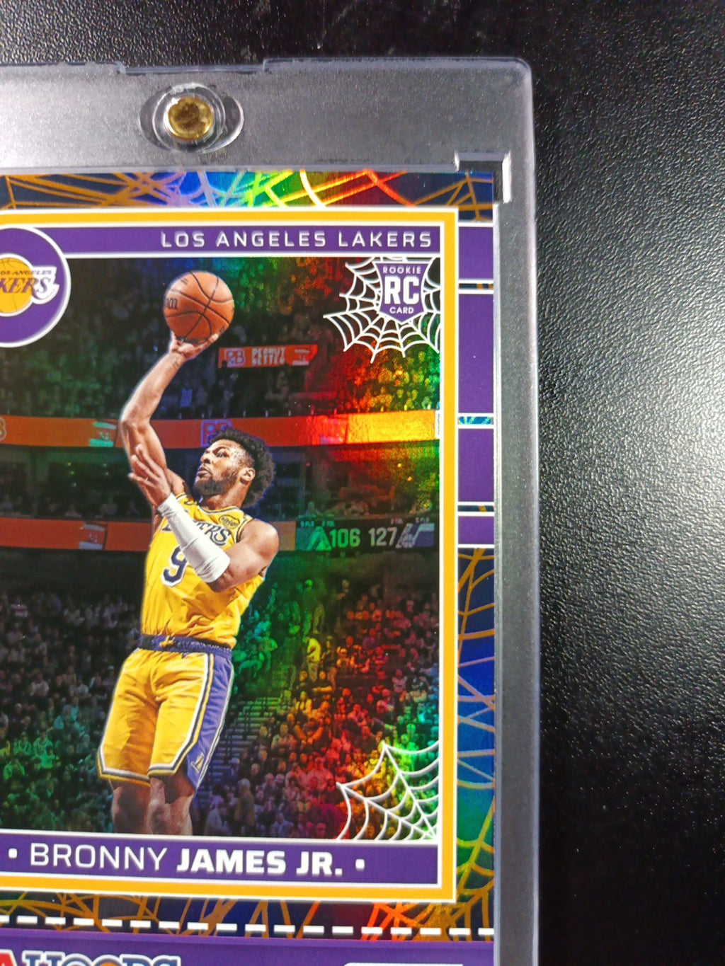 Bronny James Jr Rookie Web Holo NBA Haunted Hoops 2024-25 Basketball Card Lakers