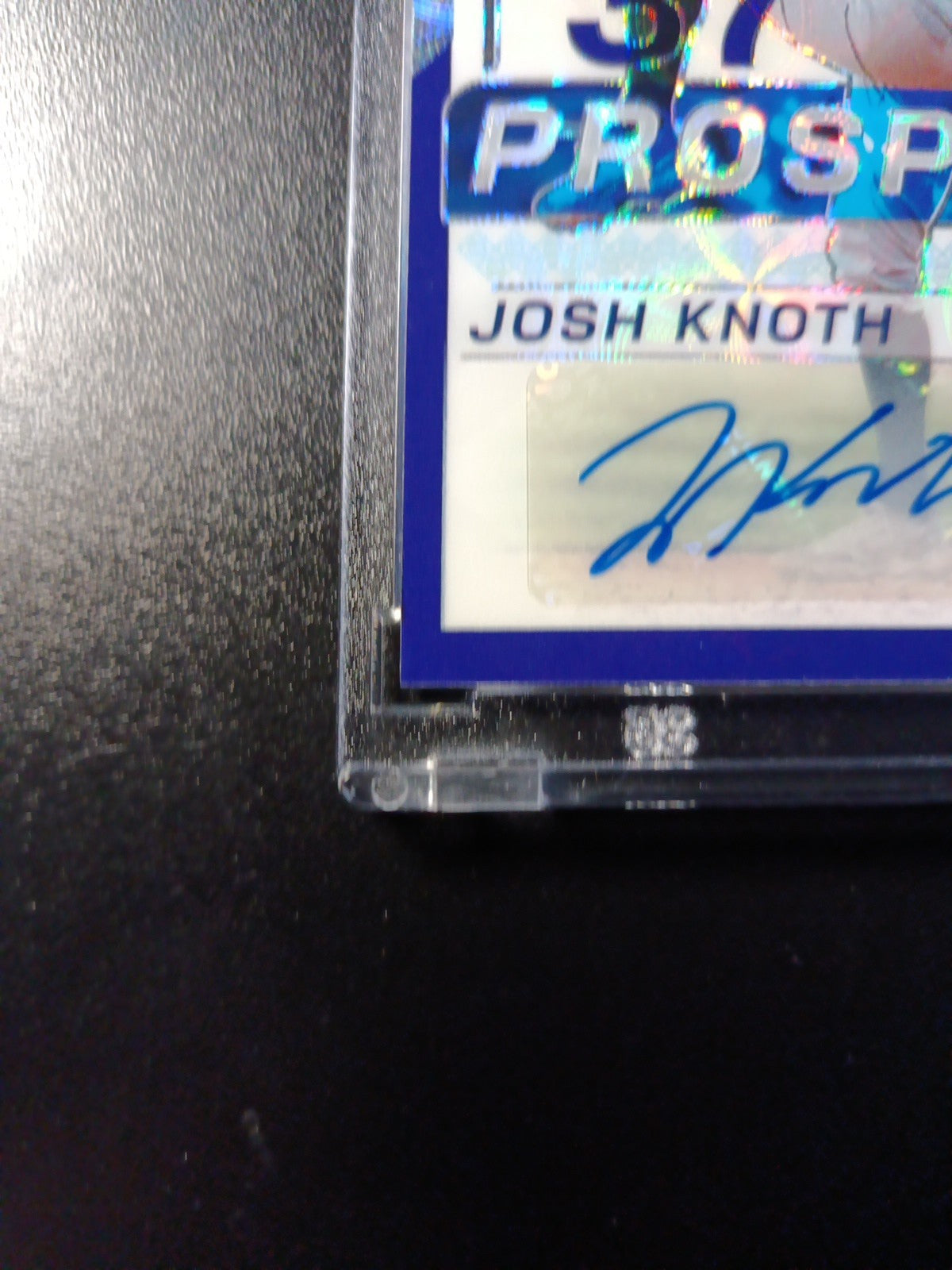 # /49 Prizm Autograph Josh Knoth Panini Prospect Rookie Baseball Card 2024