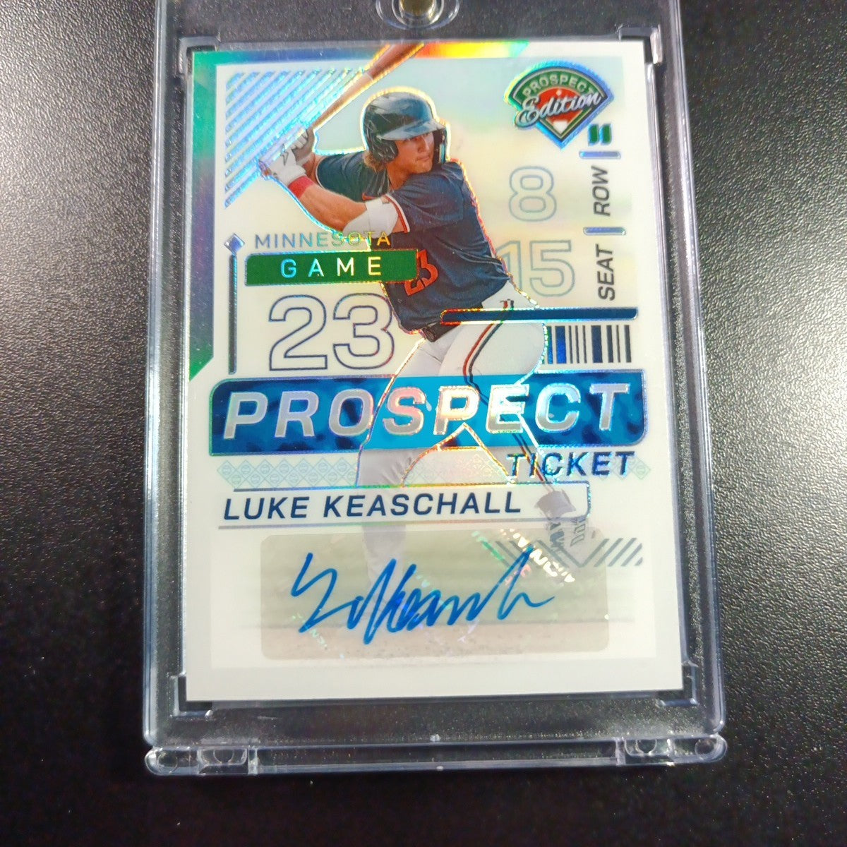 Twins Rookie Autograph Luke Keaschall Prospect Rare Baseball Card 