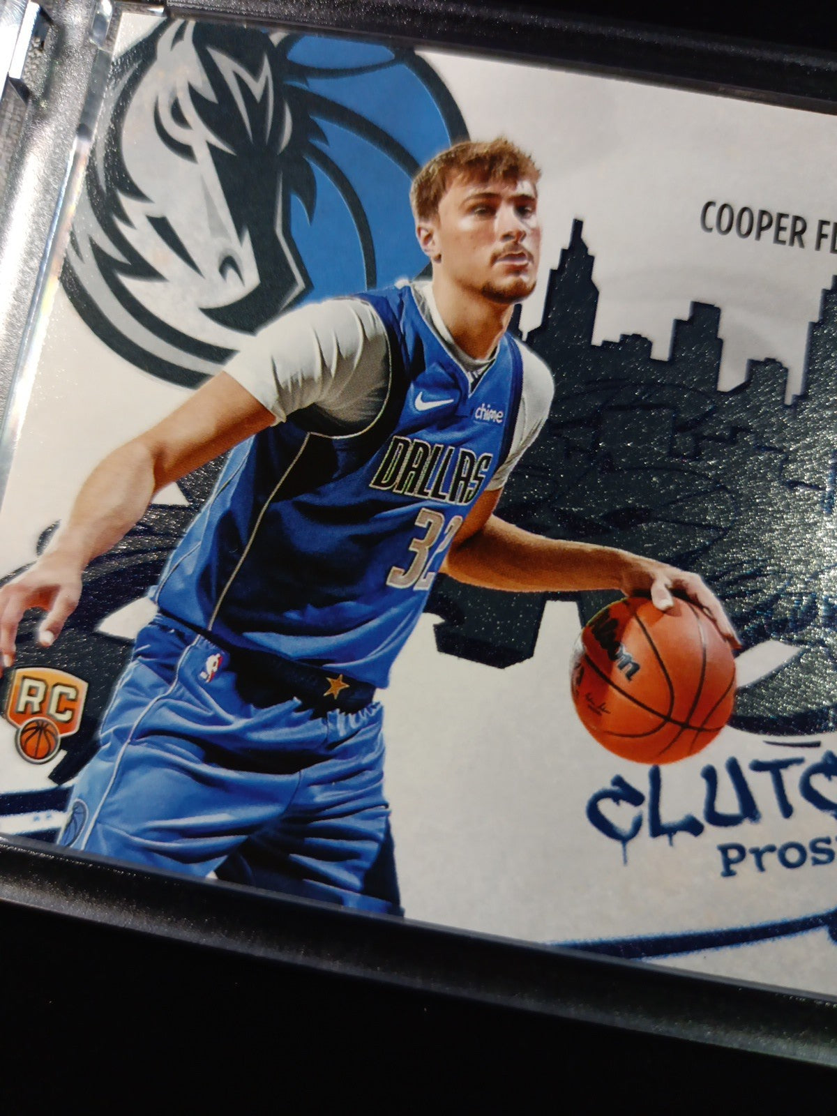 #1 Cooper Flagg Rookie Graffiti Clutch City Foil Card 2025-26 Topps Basketball