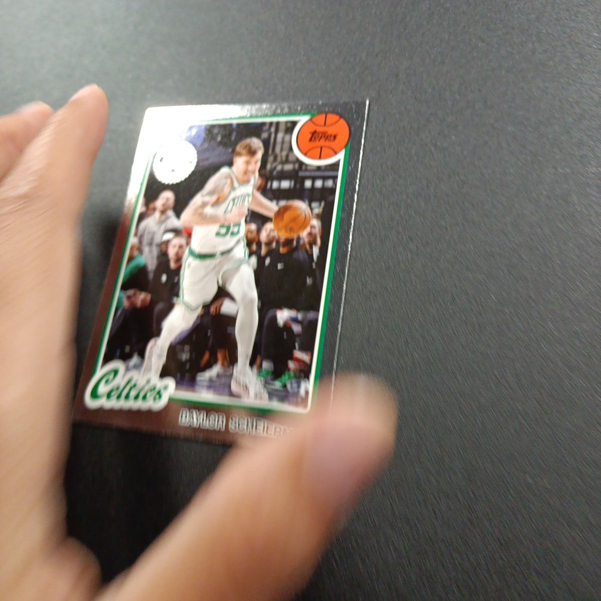 2025-26 Topps Basketball Card Baylor Sheierman Silver Foil 45th Anniversary