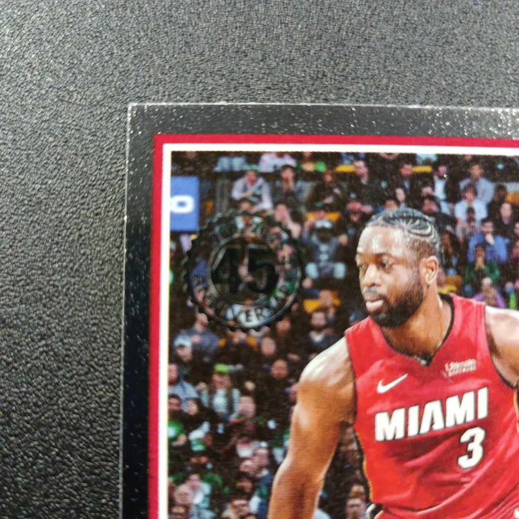 2025-26 Topps Basketball Card Dwyane Wade Silver Foil 45th Anniversary