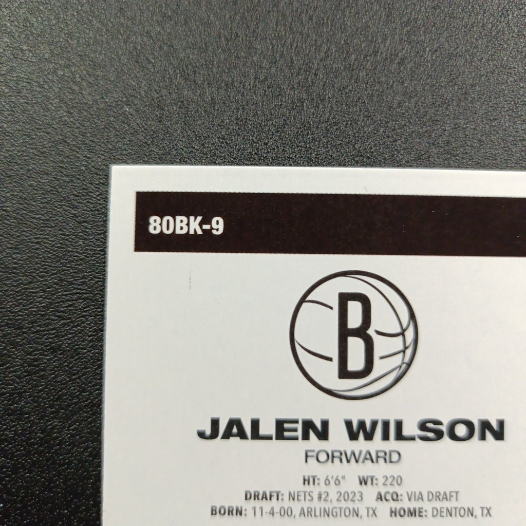 2025-26 Topps Basketball Card Jalen Wilson Silver Foil 45th Anniversary