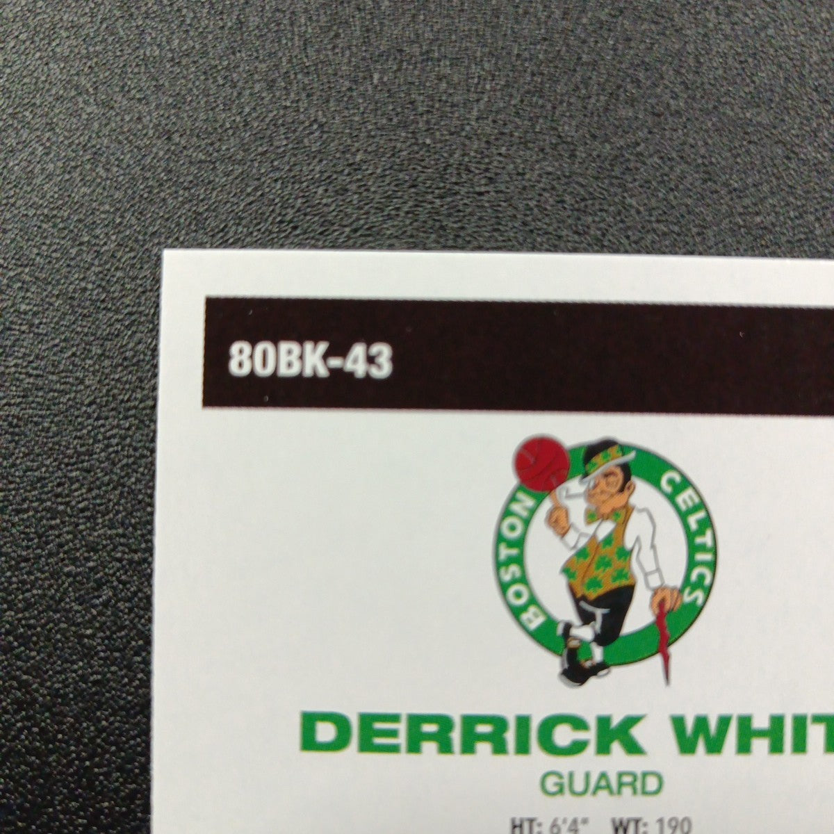 2025-26 Topps Basketball Card Derrick White Silver Foil 45th Anniversary