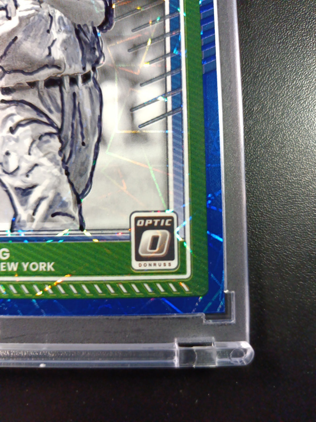 Lou Gehrig Prizm Artist Sketch Baseball Card Panini Donruss Optic