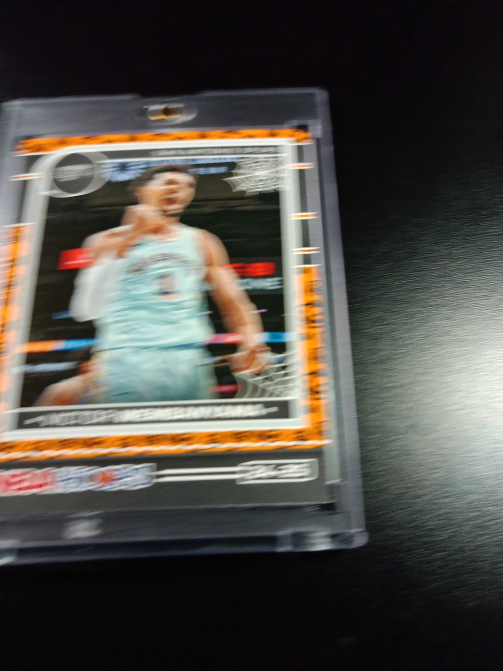 Orange Pumpkin Wembanyama Haunted Hoops Panini 2024-25 Basketball Card Spurs 