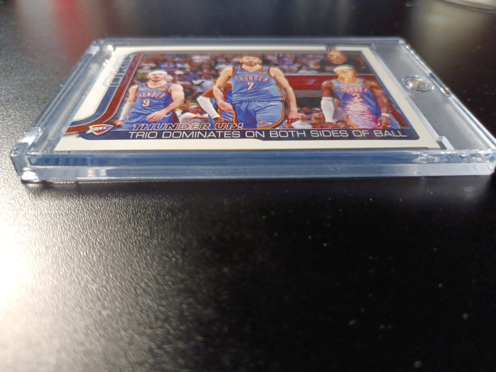 ERROR CARD 2025-26 Topps Basketball Card Shai Gilgeous Chet Holmgren OKC Thunder