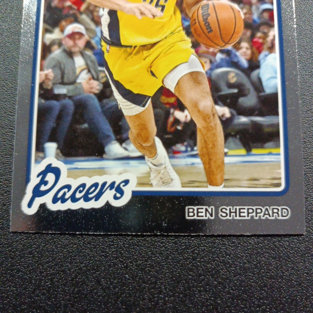 2025-26 Topps Basketball Card Ben Sheppard Silver Foil 45th Anniversary
