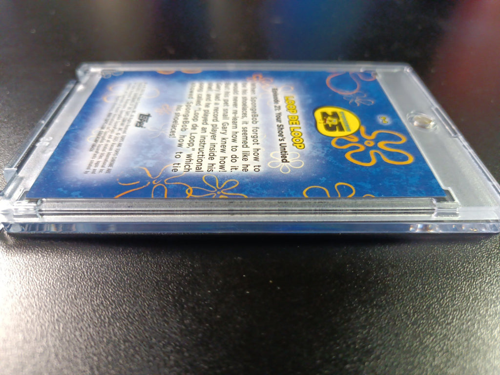 SpongeBob 3/50 Gold Refractor Loop De Loop Song Card Topps Chrome /50