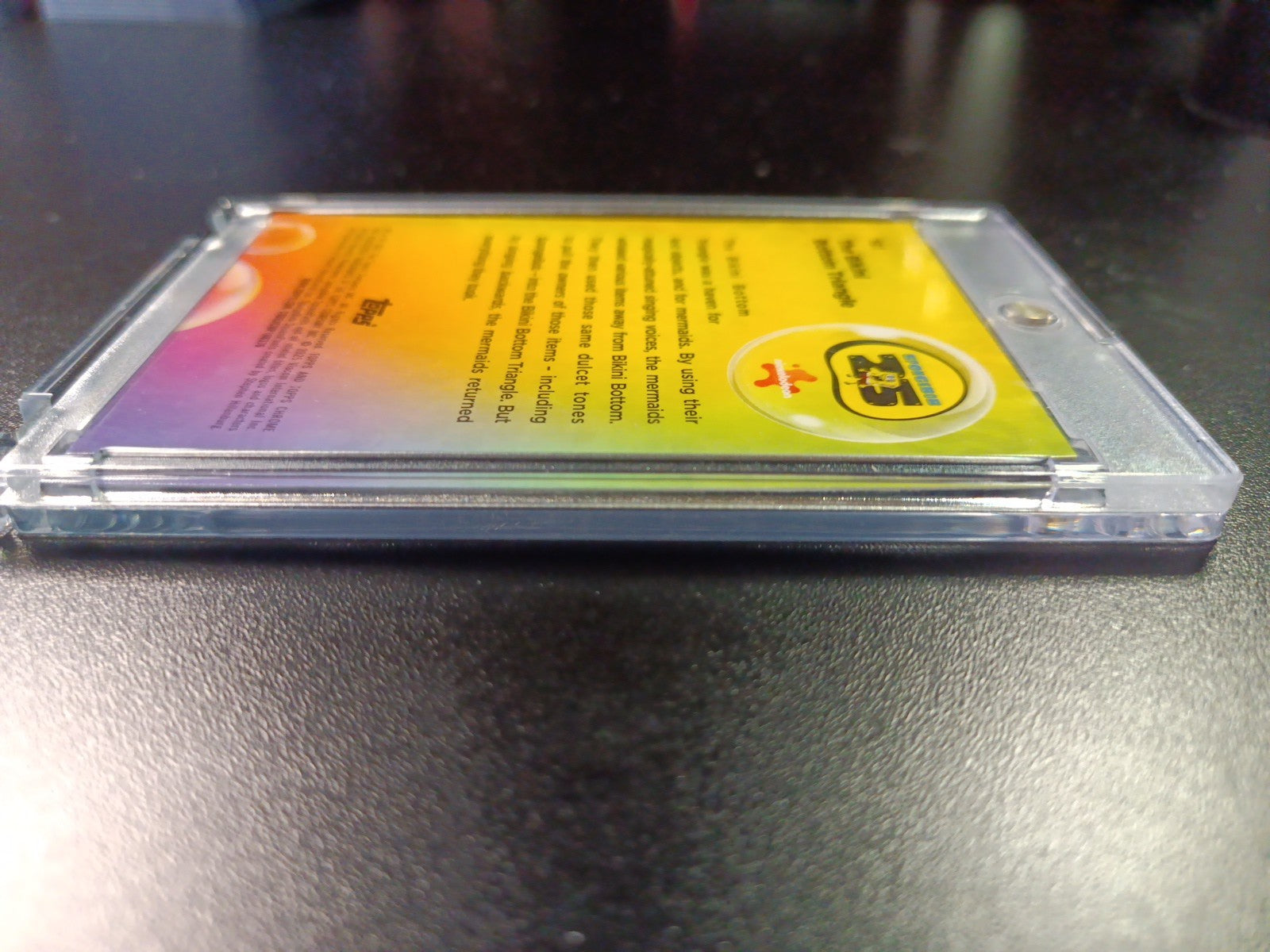 SpongeBob # 152/175 Silver Wave Refractor Bikini Bottom Triangle Card Topps /175