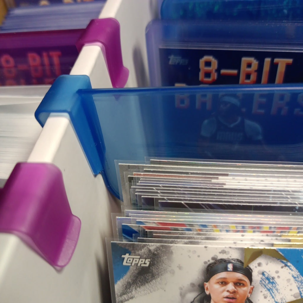 15 Pack Clip On Trading Card Box Sorting Divider Plastic Game Hobby Supplies TCG