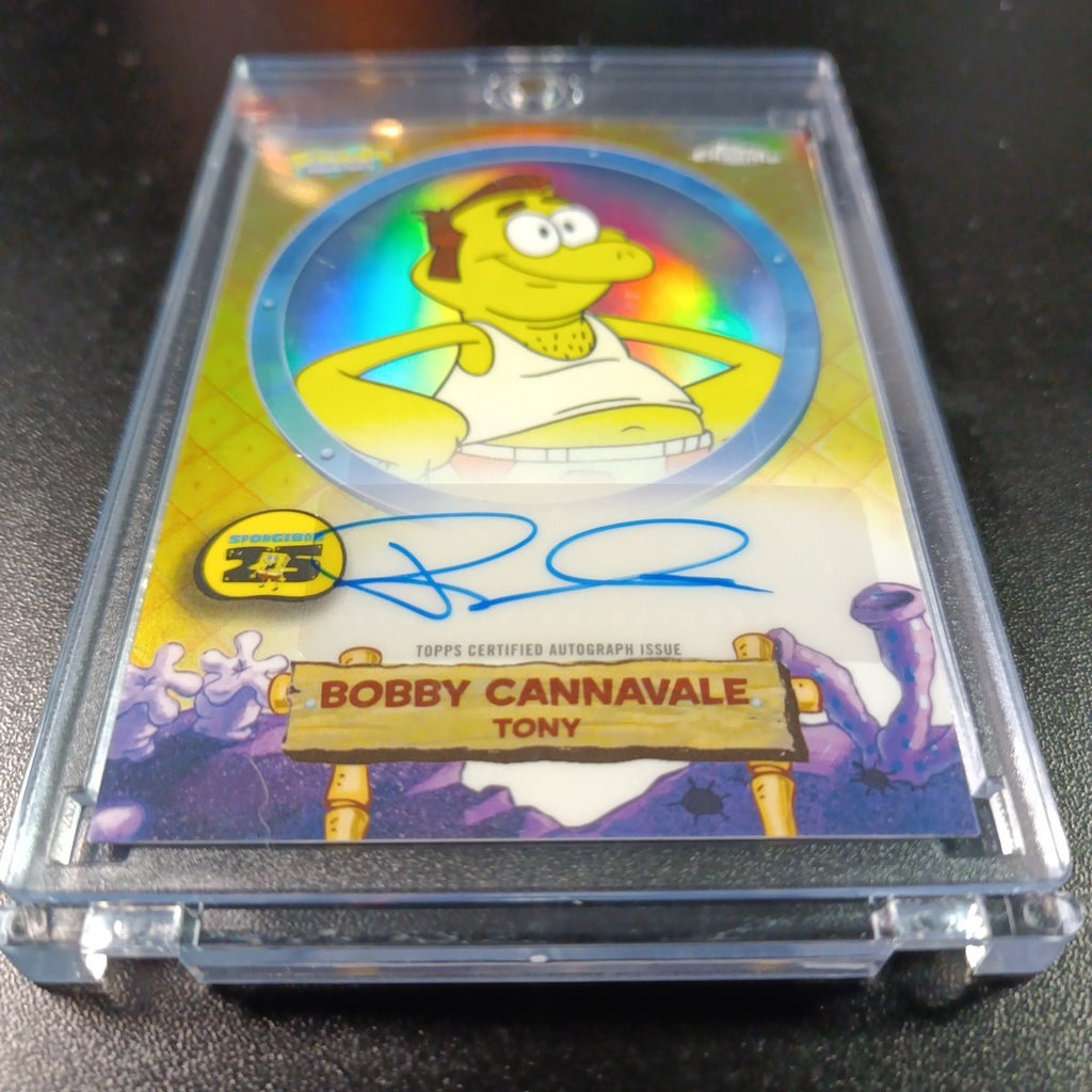 SpongeBob Refractor Autograph Tony Bobby Cannavale Card Topps Case Hit