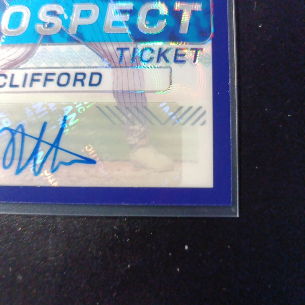 # /49 Prizm Autograph Ryan Clifford Panini Prospect Rookie Baseball Card 2024