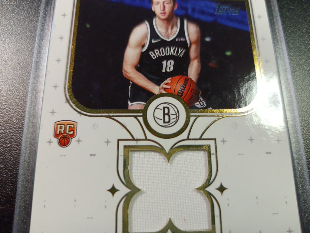 Danny Wolf Rookie Topps Basketball 2025-26 Jersey Patch Relic Franchise Fabrics 