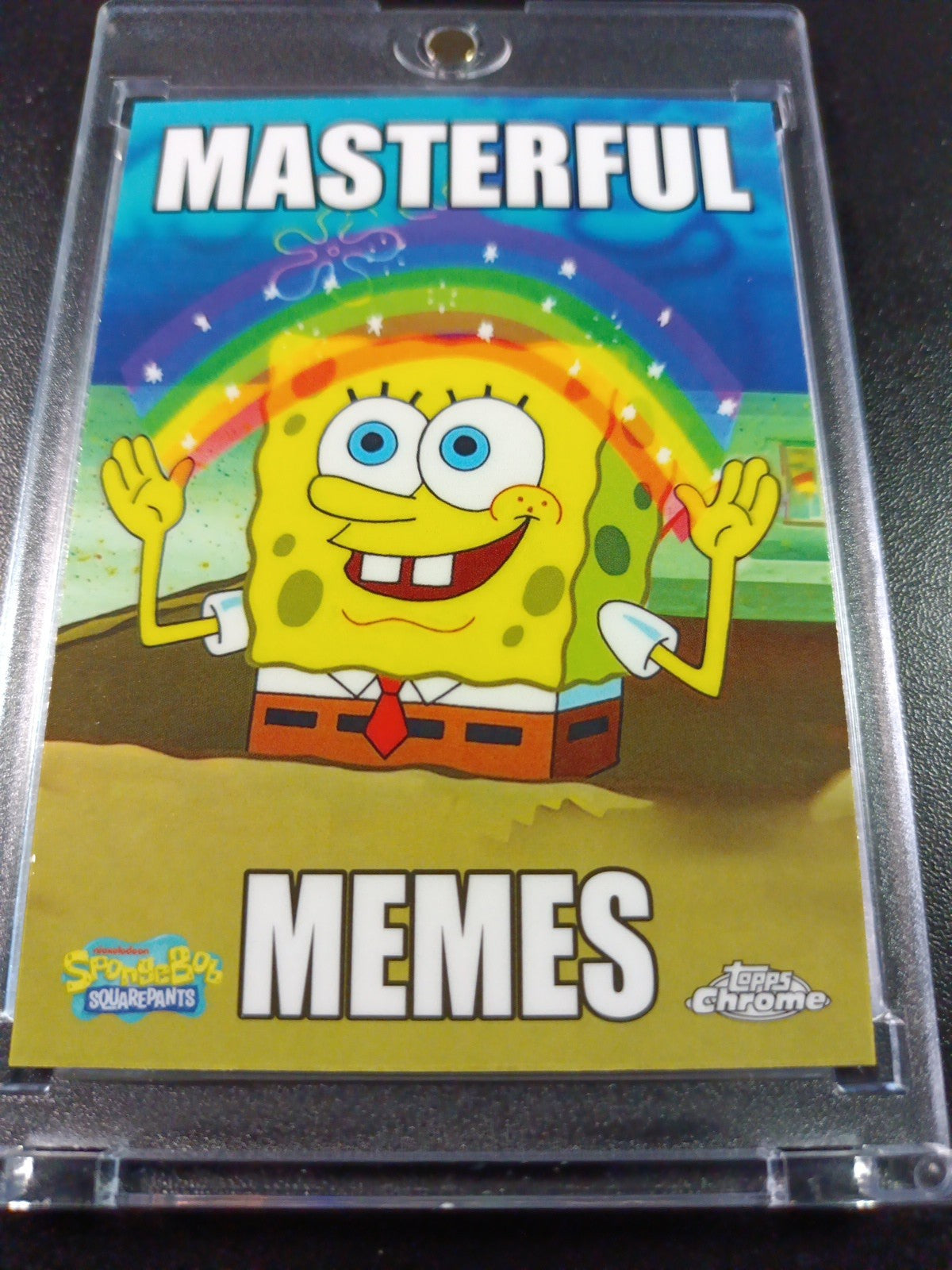SpongeBob Masterful Memes Imaginaaation pongeBob Card Topps Case Hit MM-4