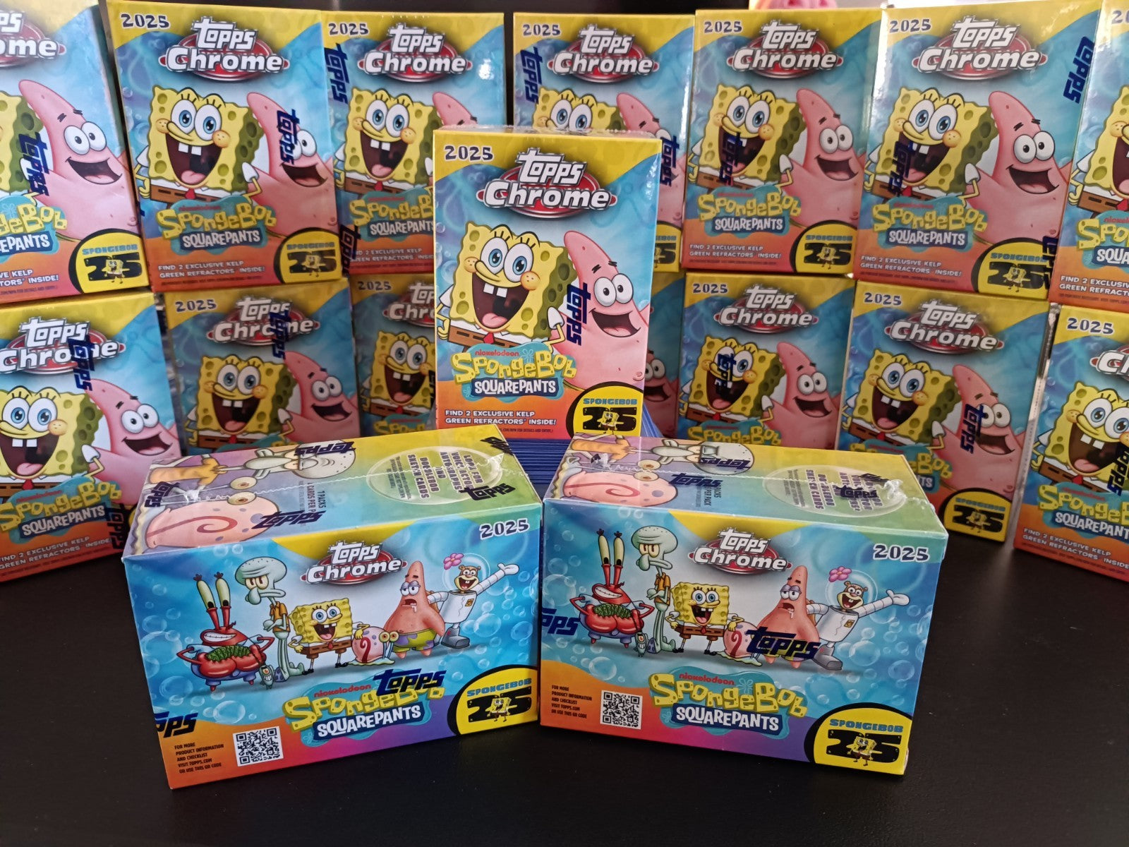 SpongeBob # 152/175 Silver Wave Refractor Bikini Bottom Triangle Card Topps /175