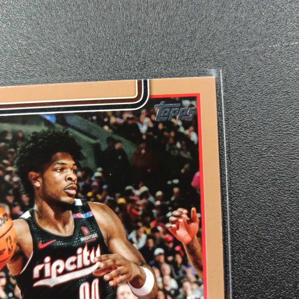 # /2025 Gold Topps Basketball 2025-26 Card Scoot Henderson 0072/2025 Case Hit