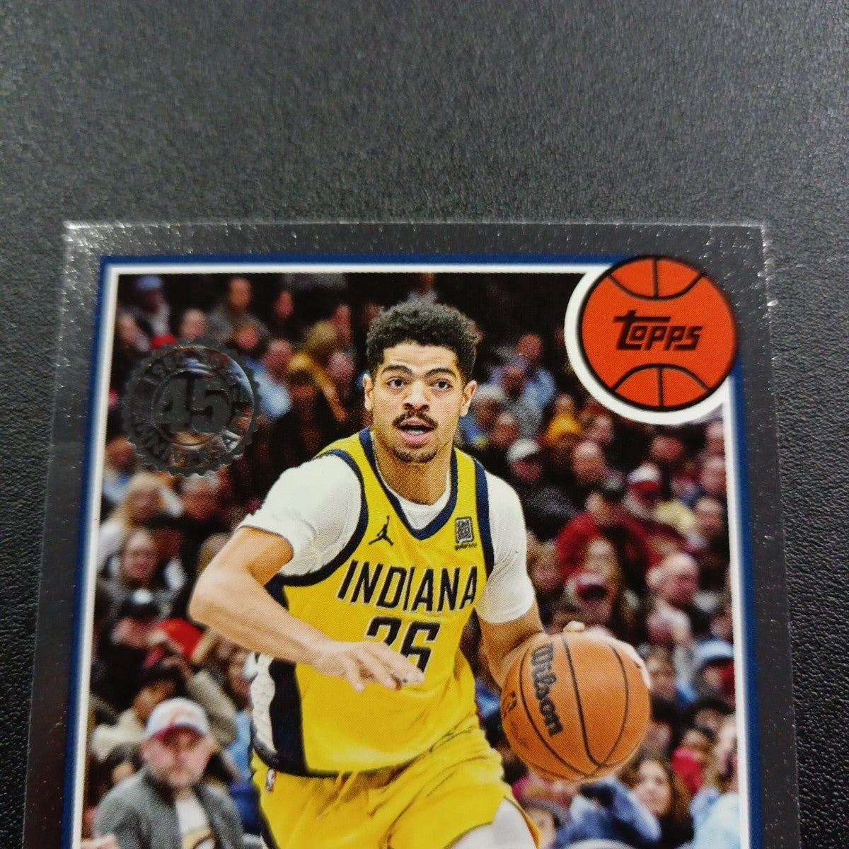2025-26 Topps Basketball Card Ben Sheppard Silver Foil 45th Anniversary