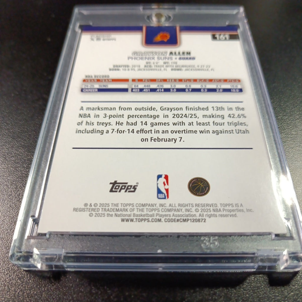 /99 Grayson Allen Season Tip Off Green Logofractor Card 2025-26 Topps Basketball