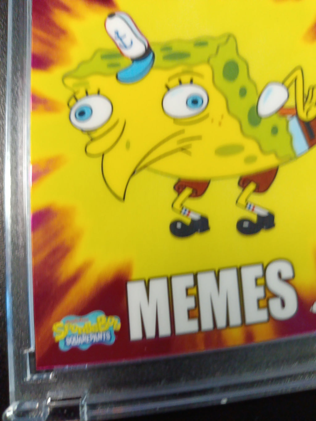 SpongeBob Masterful Memes Mocking SpongeBob Card Topps Case Hit MM-5
