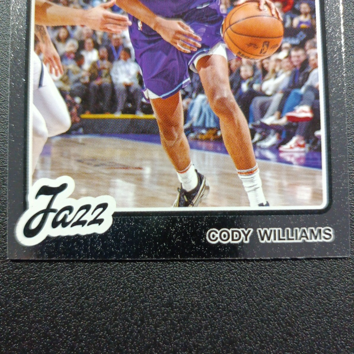 2025-26 Topps Basketball Card Cody Williams Silver Foil 45th Anniversary